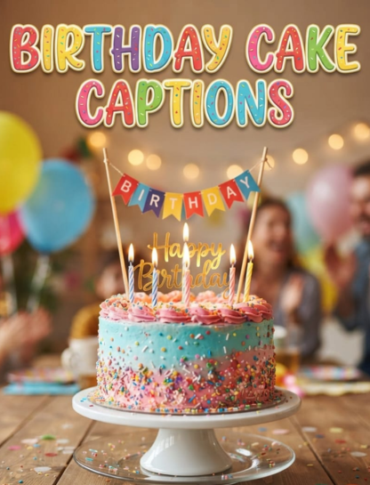Birthday Cake Captions