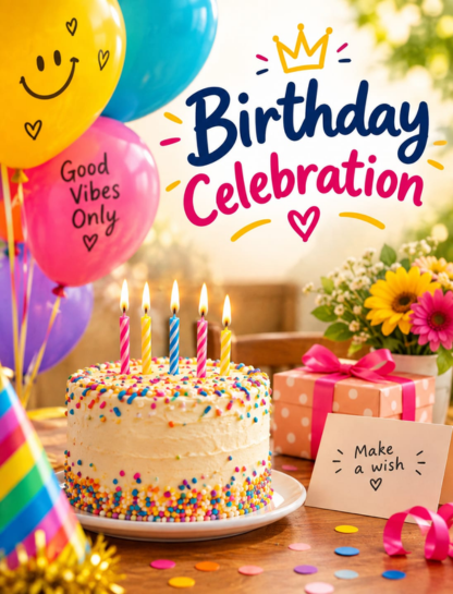 Birthday Celebration Captions