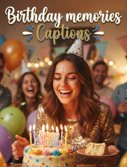 Birthday Memories Captions