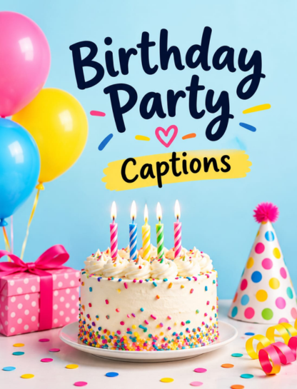 Birthday Party Captions