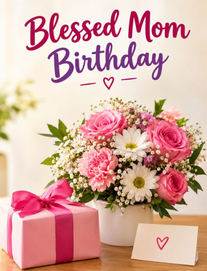 Blessed Mom Birthday Captions