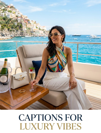 Captions For Luxury Vibes