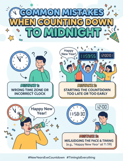 Common Mistakes When Counting Down to Midnight