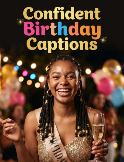 Confident Birthday Captions