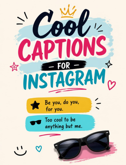 Cool Captions for Instagram 🖤