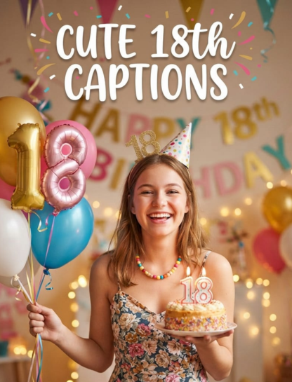 Cute 18th Captions