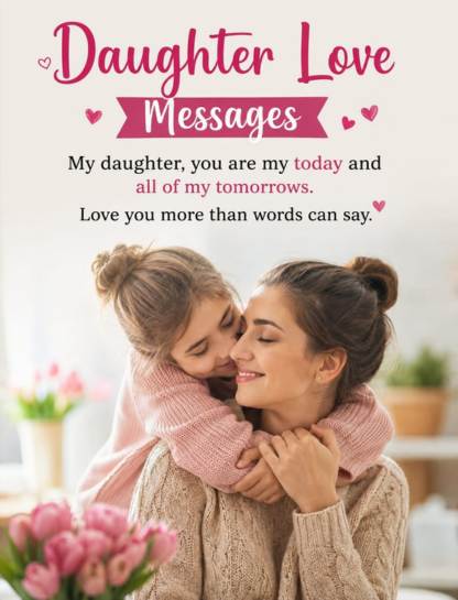Daughter Love Messages