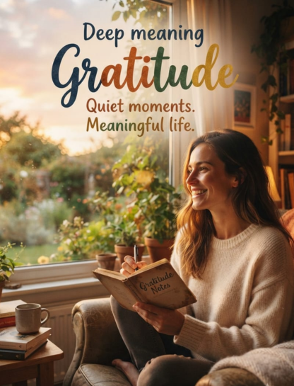 Deep Meaning Gratitude Captions