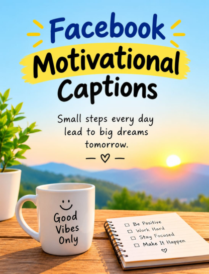 Facebook Motivational Captions
