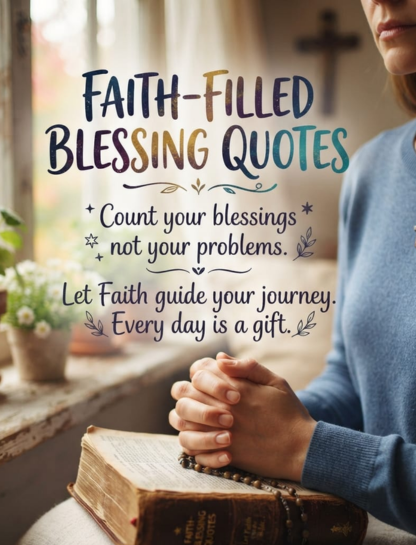 Faith Filled Blessing Quotes
