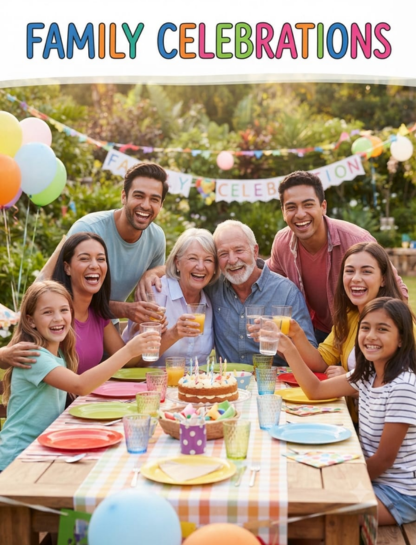 Family Celebration Captions