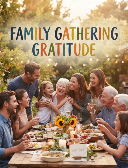 Family Gathering Gratitude Lines