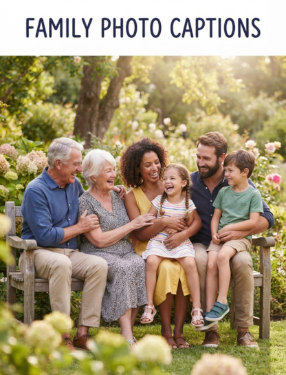 Family Photo Captions