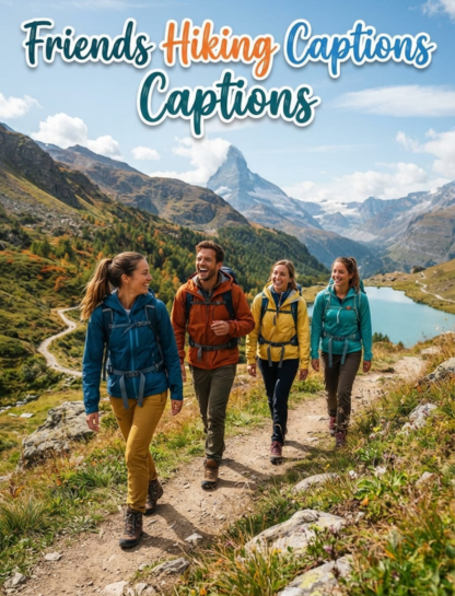 Friends Hiking Captions