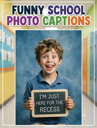 Funny School Photo Captions