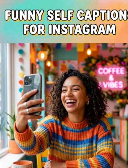 Funny Self Captions for Instagram 😂