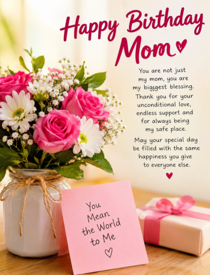 Heart Touching Birthday Quotes for Mom