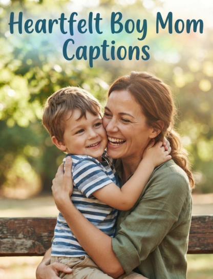 Heartfelt Boy Mom Captions