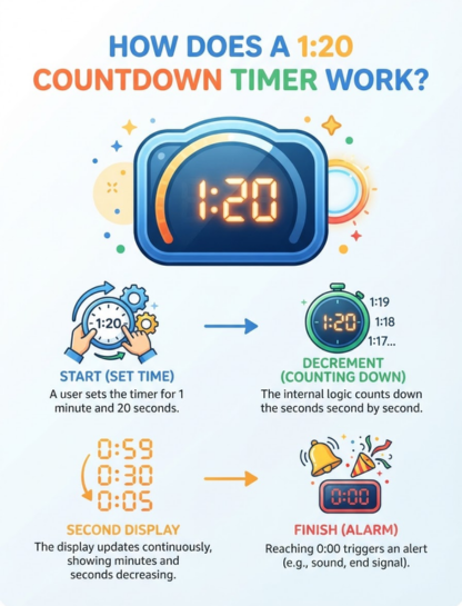How Does a 1:20 Countdown Timer Work?