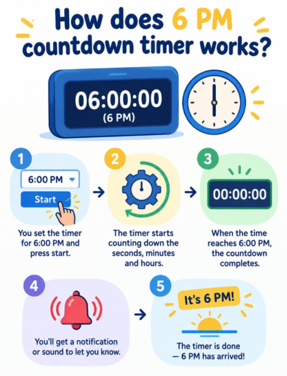 How Does a 6 PM Countdown Timer Work?