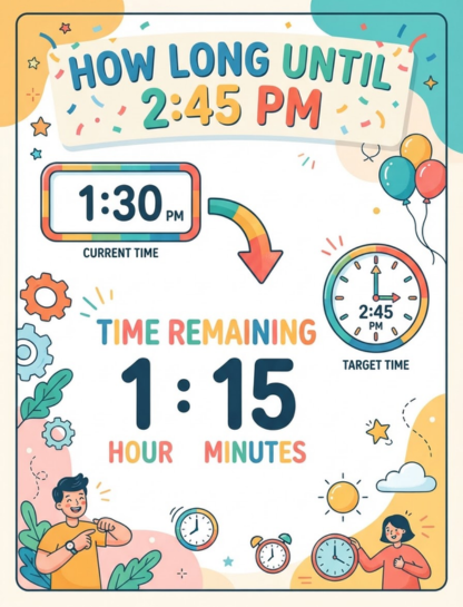 How Long Until 2:45 PM?