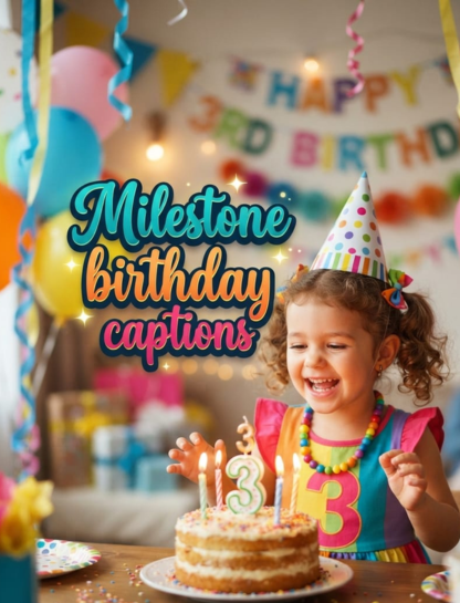 Milestone Birthday Captions