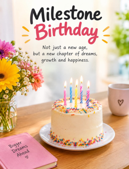 Milestone Birthday Reflections