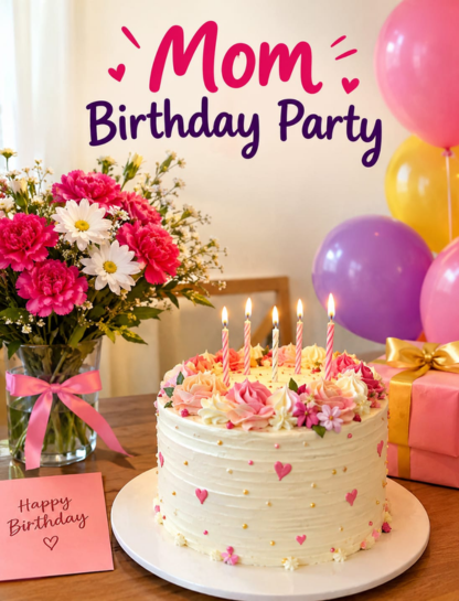 Mom Birthday Party Captions