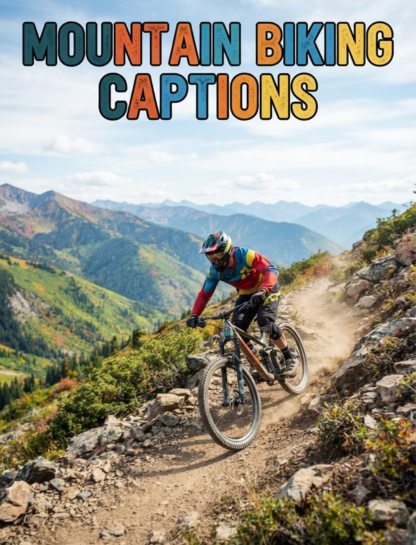 Mountain Biking Captions