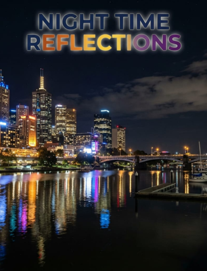 Night Time Reflection Captions