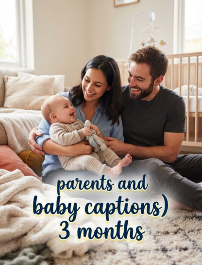 Parents and Baby Captions