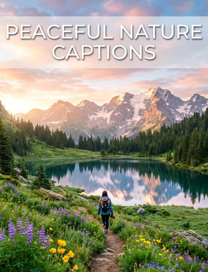 Peaceful Nature Captions