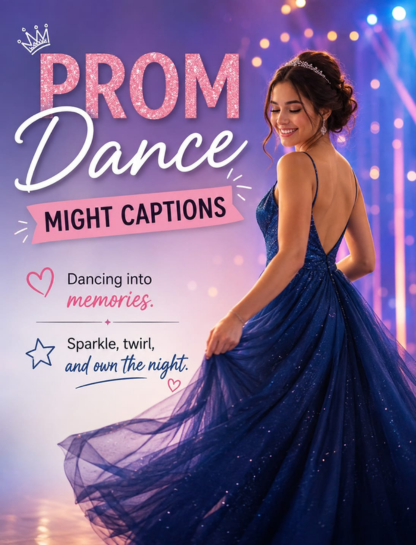 Prom Dance Night Captions
