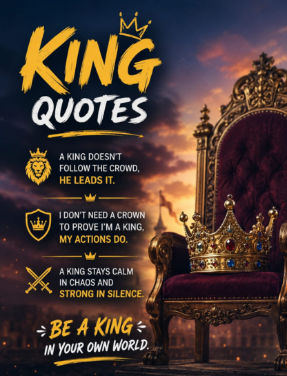 Prom King Quotes 👑