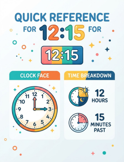Quick Reference for 12:15
