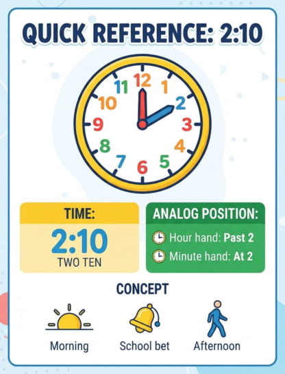 Quick Reference for 2:10