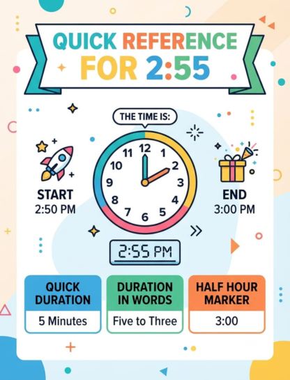 Quick Reference for 2:55