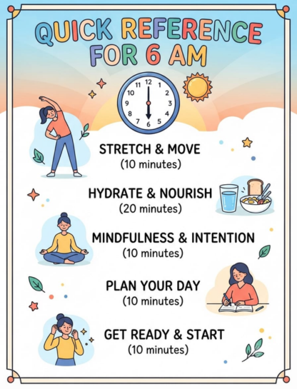 Quick Reference for 6 AM