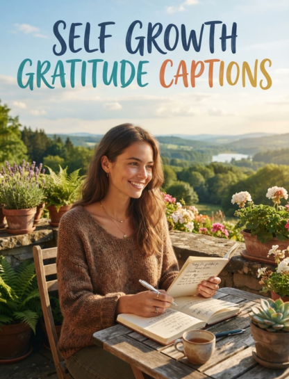 Self Growth Gratitude Captions