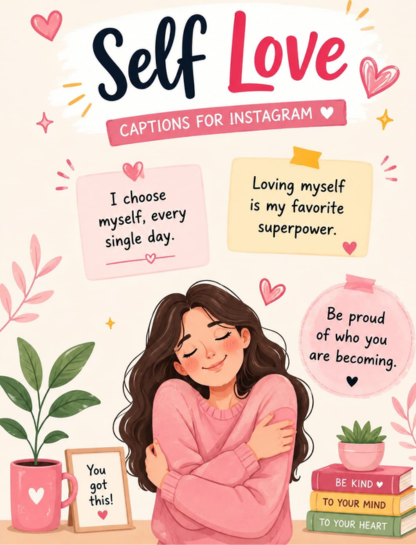 Self Love Captions for Instagram 🌷