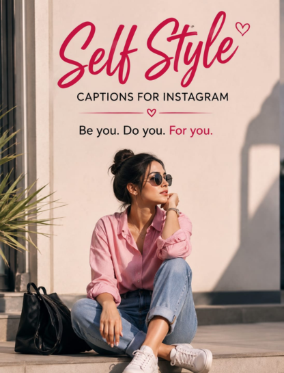 Self Style Captions for Instagram ✨