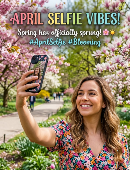 Selfie Captions for April 🤳