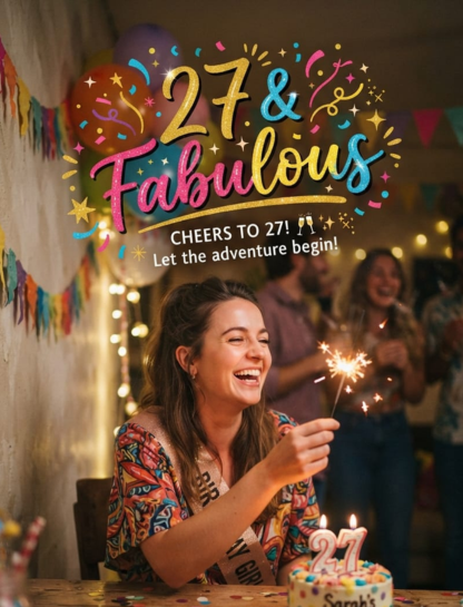 Short 27th Birthday Captions