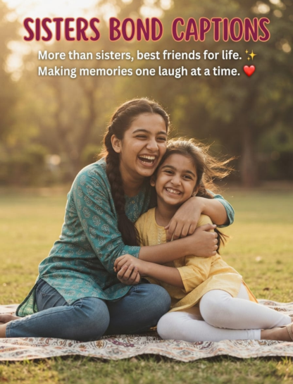 Sisters Bond Captions