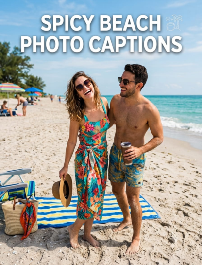 Spicy Beach Photo Captions