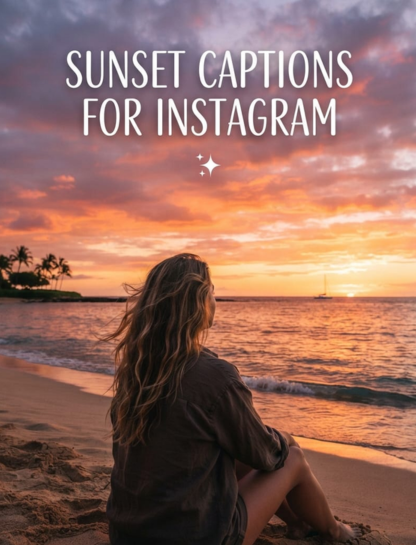 Sunset Captions for Instagram