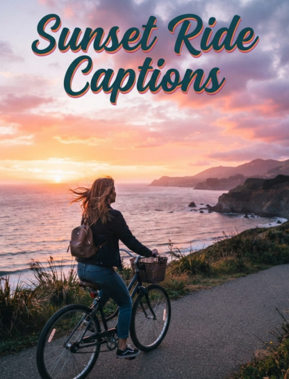 Sunset Ride Captions