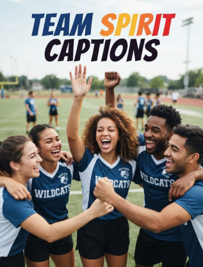 Team Spirit Captions