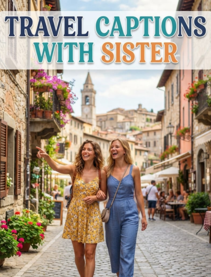Travel Captions With Sister