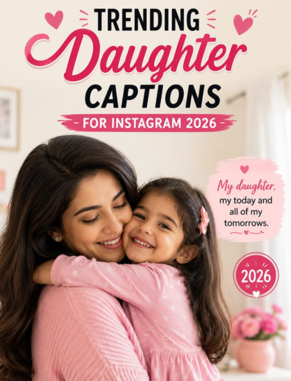 Trending Daughter Captions for Instagram 2026